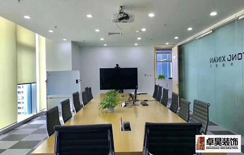 電子通信公司辦公空間裝修效果會(huì)議室