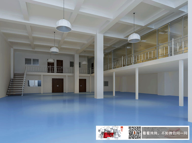 包裝公司廠房辦公車間改造裝修2