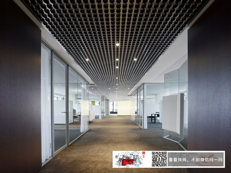 包裝公司廠房辦公車間改造裝修開放區(qū)