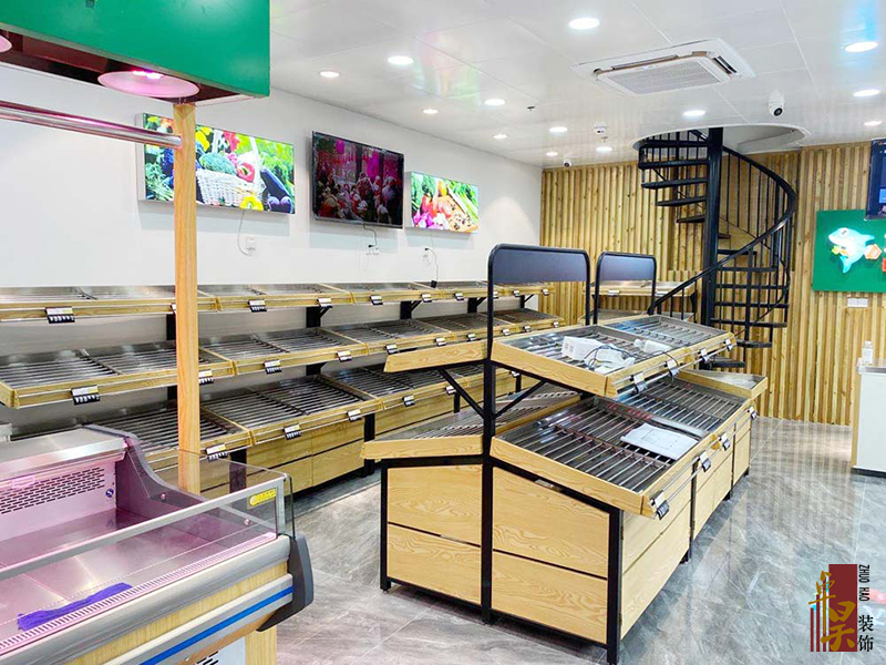 蔬果生鮮店裝修設計效果大空間區