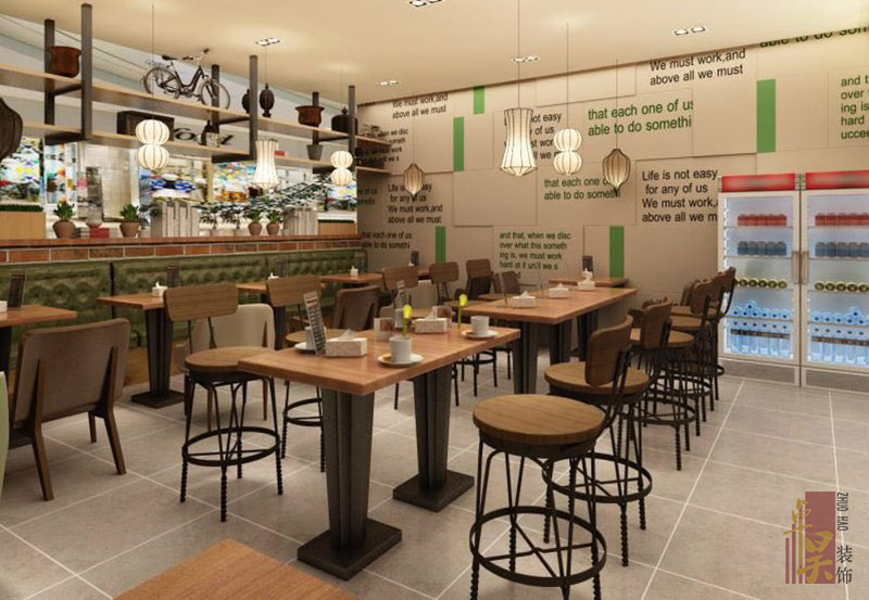 茶餐廳店裝修設計效果4