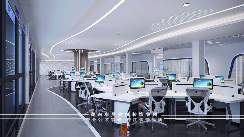 新材料能源企業(yè)辦公室裝修3