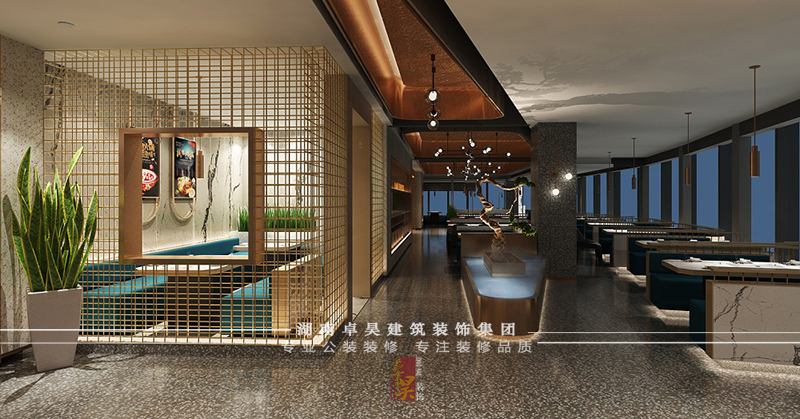 火鍋小店裝修設計效果12
