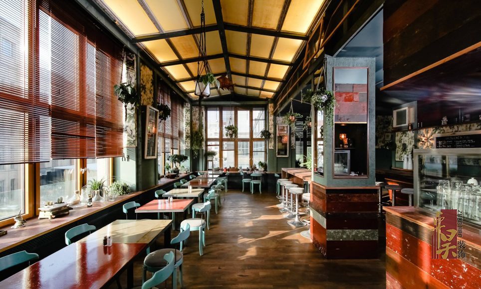 長沙餐飲門店裝修公司浪漫芯都|咖啡館裝修設計案例效果圖